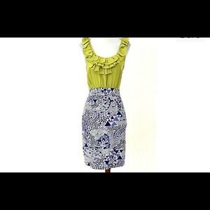 Anthropologie Maeve Seaside Fields Casual Dress